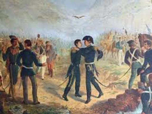 Encuentro con Belgrano, posta de Yatasto, Salta.