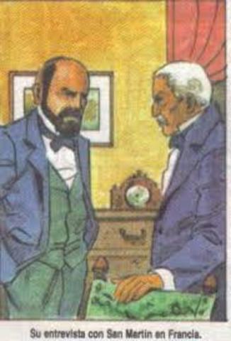 Visita de Sarmiento.