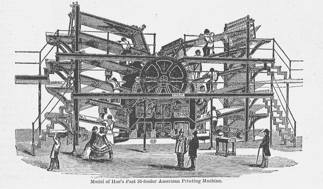 Cylindrical Printing Press perfected