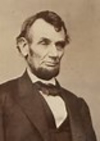 Lincoln Voted into office as President