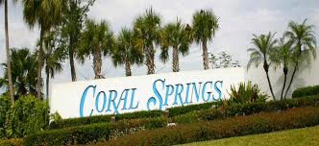 Moved to Coral Springs, Florida.