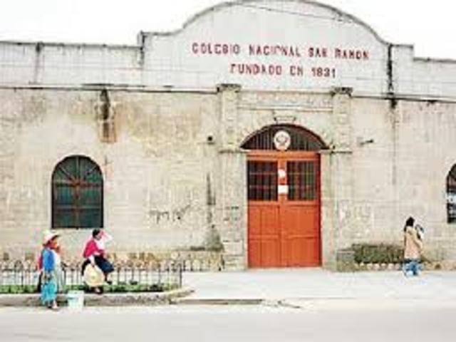 Fundación del Colegio Central de Artes y Ciencias