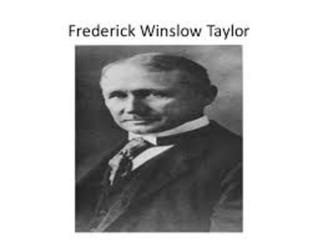 Trabajo surge por parte de Frederick Winslow Taylor
