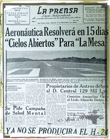 Fundación de diario La Prensa, actualmente el más antiguo