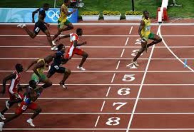 Primera reunión atlética en la Royal Military Academy, Sandhurst, Inglaterra.