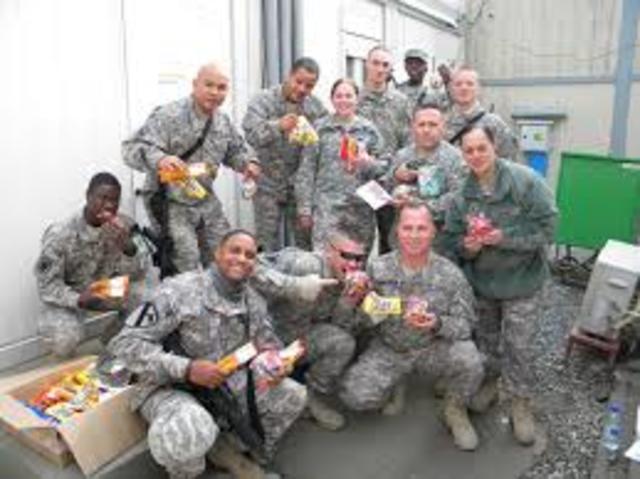 Troops sent overseas