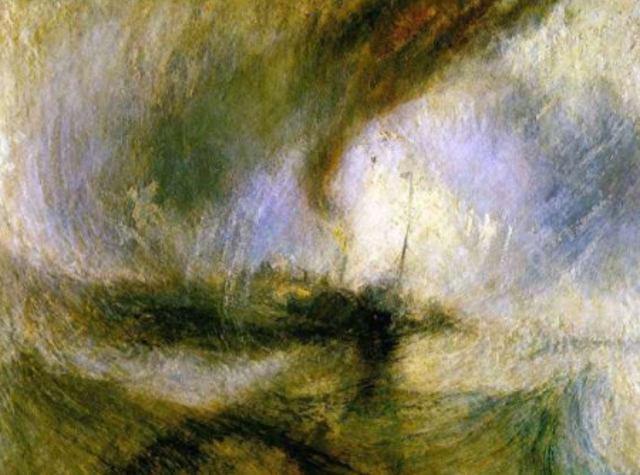 Tormenta de nieve- William Turner