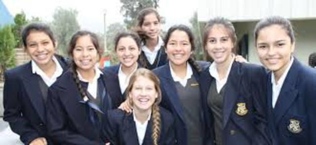 She  graduated high school