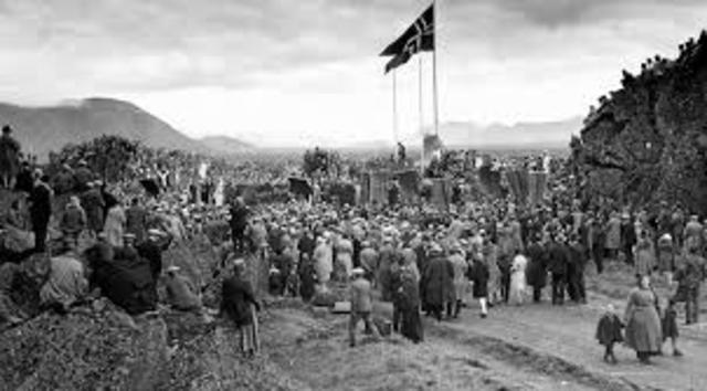 Island verdur lydveldi