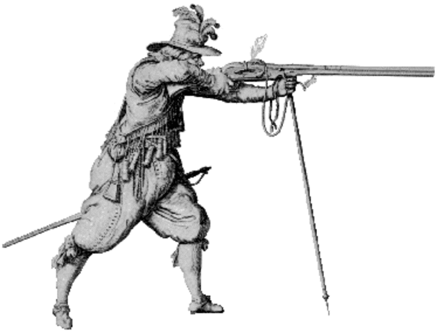 matchlock, musket and the naval mine are invented