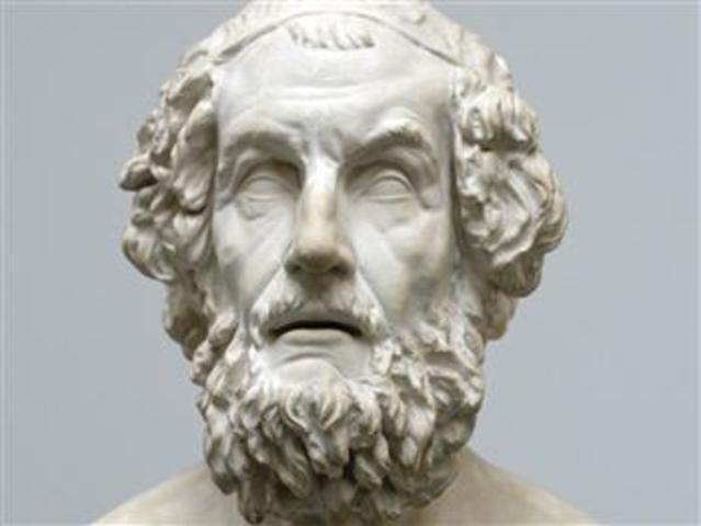 Homer: Greek Poet creates "The Iliad" and "The Odyssey"