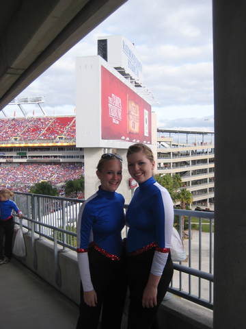 Danced at the Outback Bowl