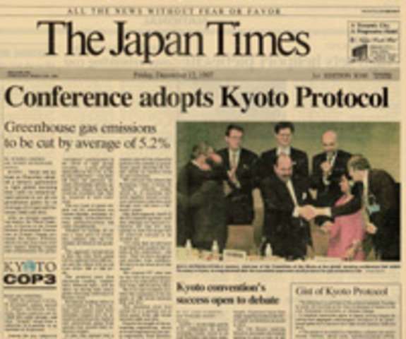 Canada signs the Kyoto Protocol