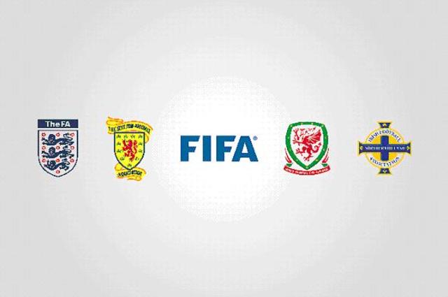 creacion de la asociasion internacional board unificasion de las islas britanicas y la fifa