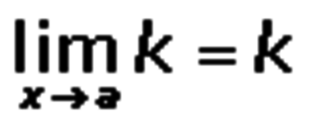 Limite de una constante.