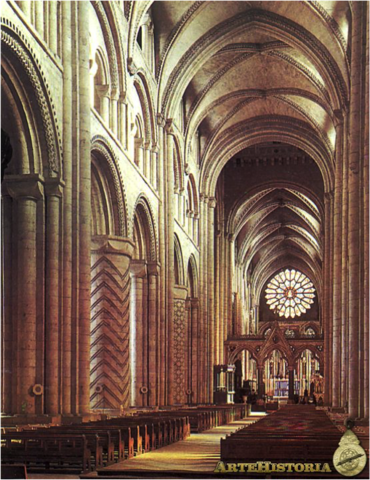Nave de la catedral de durham