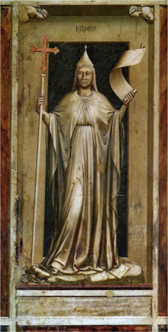La fe. Giotto di Bondone