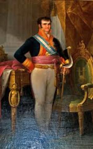 1814-1820 / 1823-1833  Fernando VII Monarquia absoluta