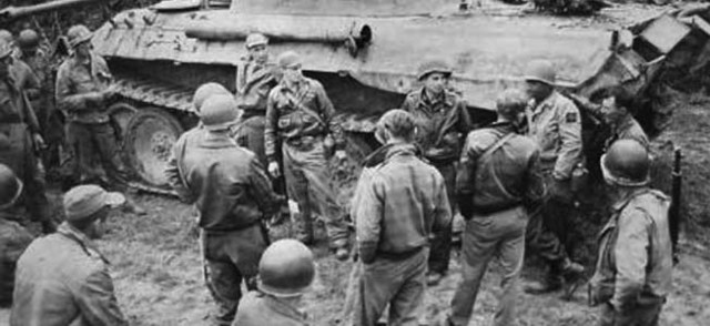 The 1st Canadian Army supported Allied elements towards Falaise