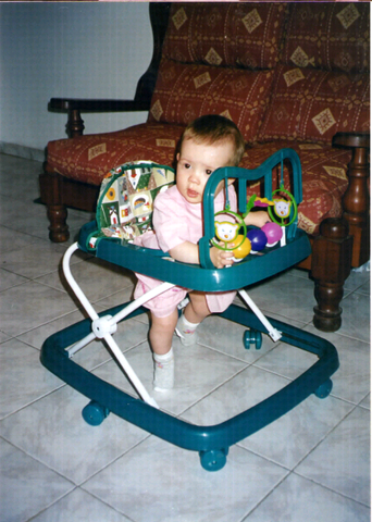 I walked for first time with a walker