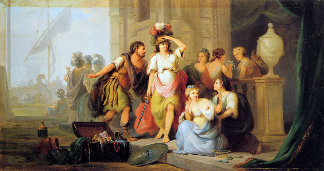 Odysses and Achilles avoid the army