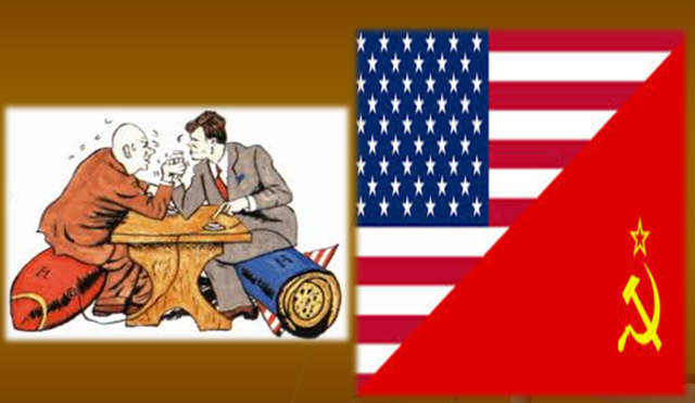 USA having tensions with USSR