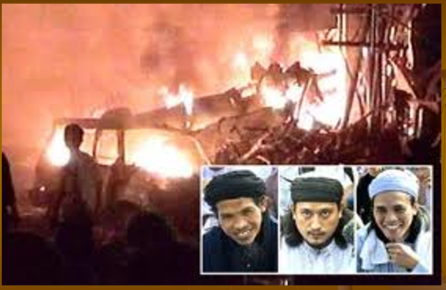 Islamic Bombing at a nightclub on the Indonesian resort island of Bali