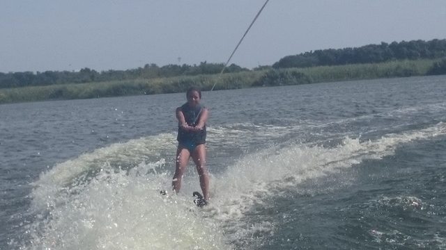 Esquiando por primera vez