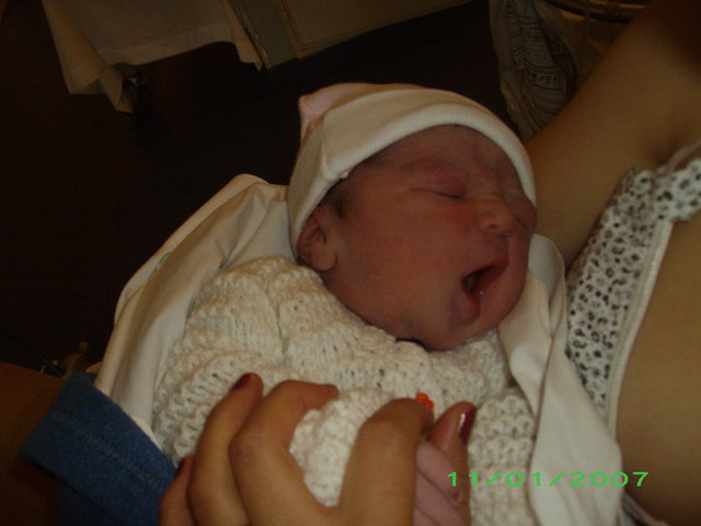 my sister was born 2 years ago and i chose her name