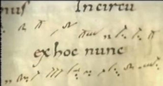 Surgimiento de los bosquejos taquigráficos