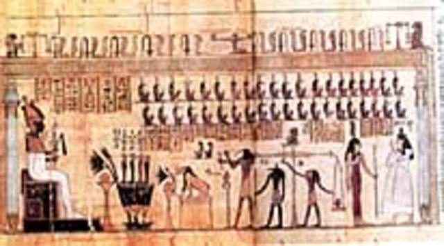 Amenope 4500 A.C. Antiguo Egipto