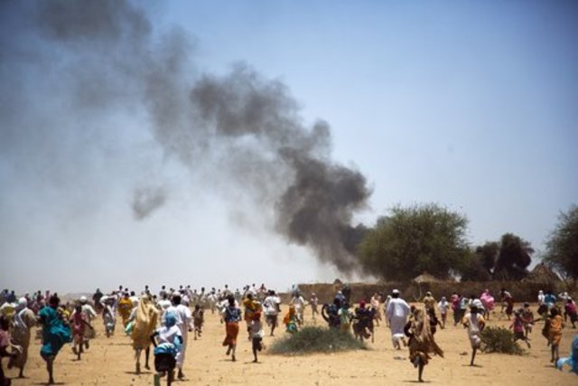 Government of Sudan attack on civilians