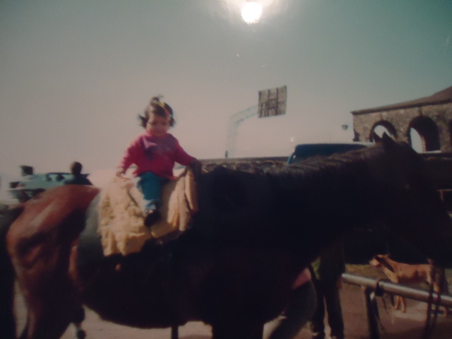 my first time rode a horse in Tucuman