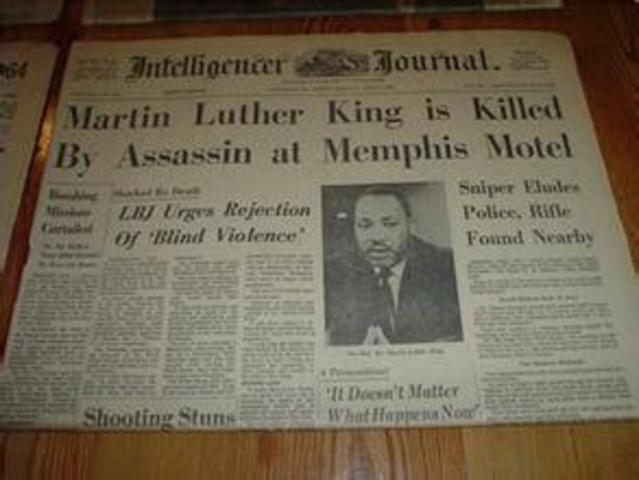 Martin Luther King get killed