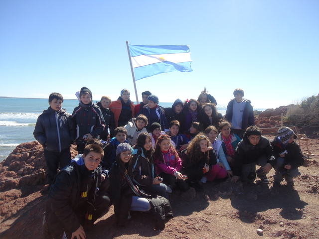 traveled to study the whales in Puerto Madrin with my friends