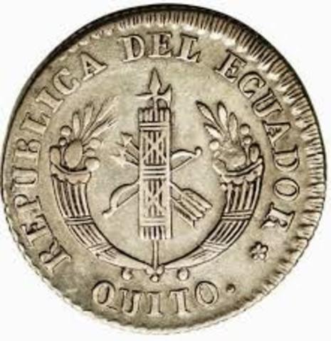 Monedas de 2 y 4 reales