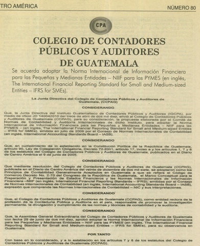 Se obtiene la personalidad jurídica del CPA