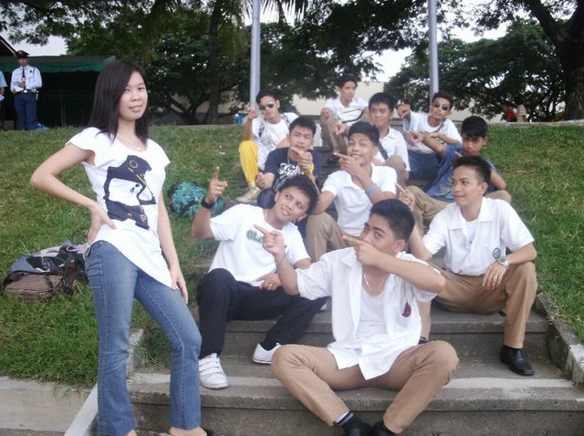 End of school year, so I went out with my advisory class.