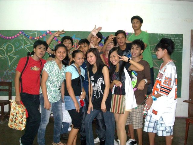 Christmas party celebration with my advisory class, section Opal.