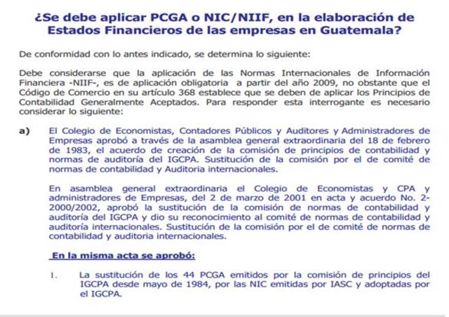 PRINCIPIOS DE CONTABILIDAD GUATEMALA