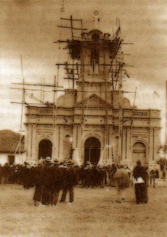 Construction of the Church of chia