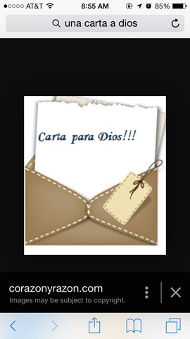 Una carta a Dios