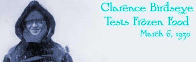 Clarence Birdseye Freezes Cod