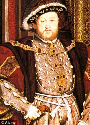 King Henry VIII broke from the authority of the Pope