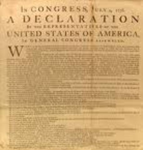 Declaration of Independence for the United States-July 4, 1776