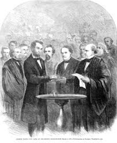 President Lincoln Inaugurated
