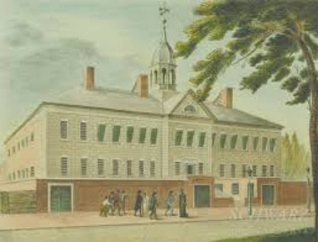 Construction of Walnut Street Jail Approved