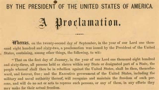 Emancipation Proclamation