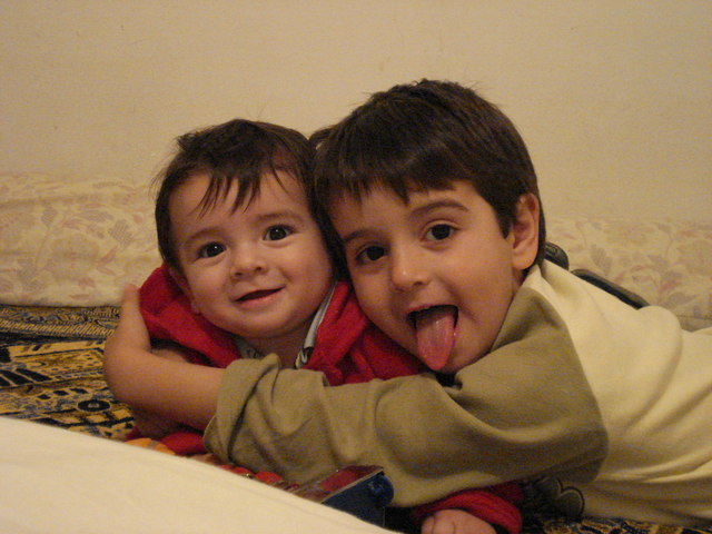 My Brother was born in october 2005. His name wasAgustin.