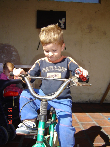 my first ride in bike